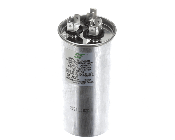 Trane Sfcap35D5440R Capacitor; 35+5Mfd 370/440V Round Run Ca (TRNSFCAP35D5440R)