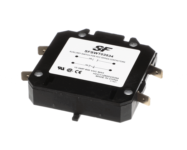 Trane TRNSFSWT03534 Auxiliary Switch, 600 Volt, 10 Amp (TRNSFSWT03534)