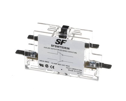 Trane Sfswt03536 Switch; Aux, 1No/1Nc, For 75A-90A Cont (TRNSFSWT03536)