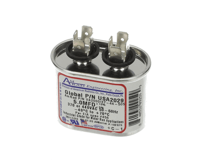 Trane Usa2029 Capacitor; 5Mfd 370/440V Oval Usa Made (TRNUSA2029)