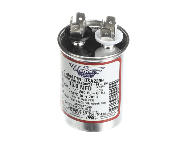 Trane Usa2209 Capacitor; 15Mfd 370/440V Round Usa Made (TRNUSA2209)