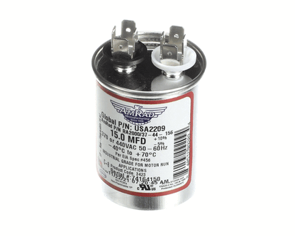 Trane Usa2209 Capacitor; 15Mfd 370/440V Round Usa Made (TRNUSA2209)