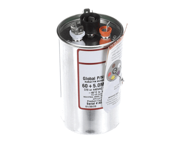 Trane Usa2220B Capacitor; 60/5Mfd 370/440V Rnd Usa Made (TRNUSA2220B)