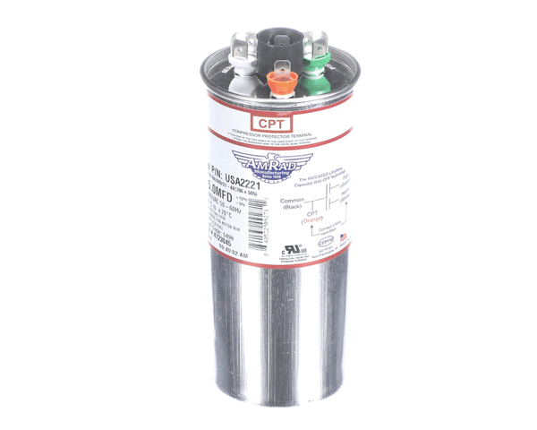 Trane Usa2221 Capacitor; 70/5Mfd 370/440V Rnd Usa Made (TRNUSA2221)
