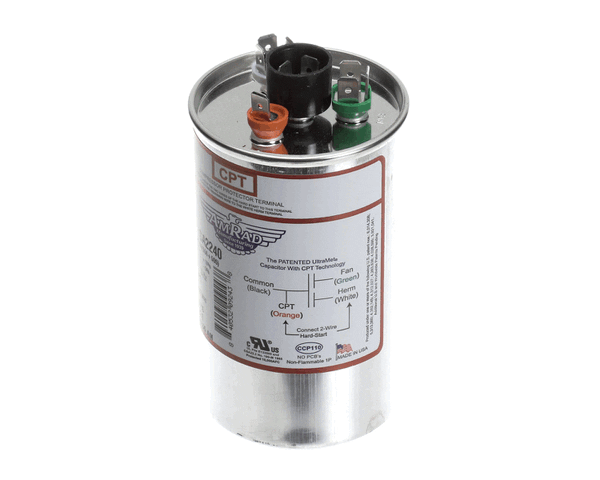 Trane Usa2240 Capacitor; 55/5Mfd 370/440V Rnd Usa Made (TRNUSA2240)