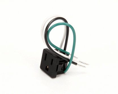 True 801229 Receptacle, Black, 125V, 15A (TRUE801229)