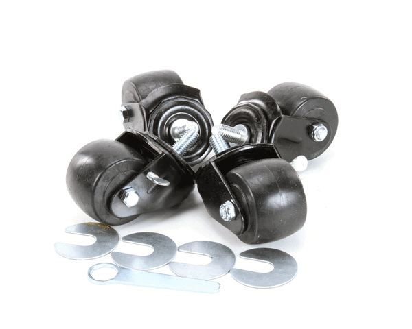 TRUE 830275 Caster 2-1/2, Set/4, 1/2 Stem Black 2)Lo (TRUE830275)