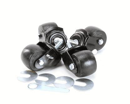 TRUE 830275 Caster 2-1/2, Set/4, 1/2 Stem Black 2)Lo (TRUE830275)