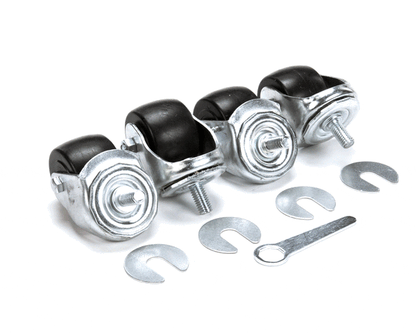TRUE 830280 Caster 2-1/2, 1/2Stem, St/4 Silver 2 Loc (TRUE830280)