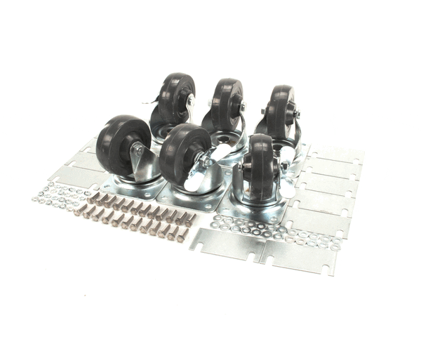 TRUE 872070 Caster Kit 4 Trcb Set/6 Swivel (TRUE872070)