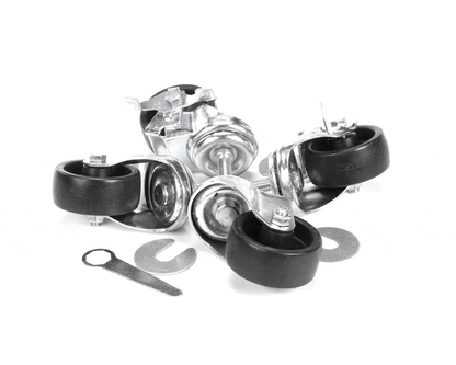 TRUE 883720 Caster Kit 3, 1/2Stem, Set/4 Silver 2)83 (TRUE883720)