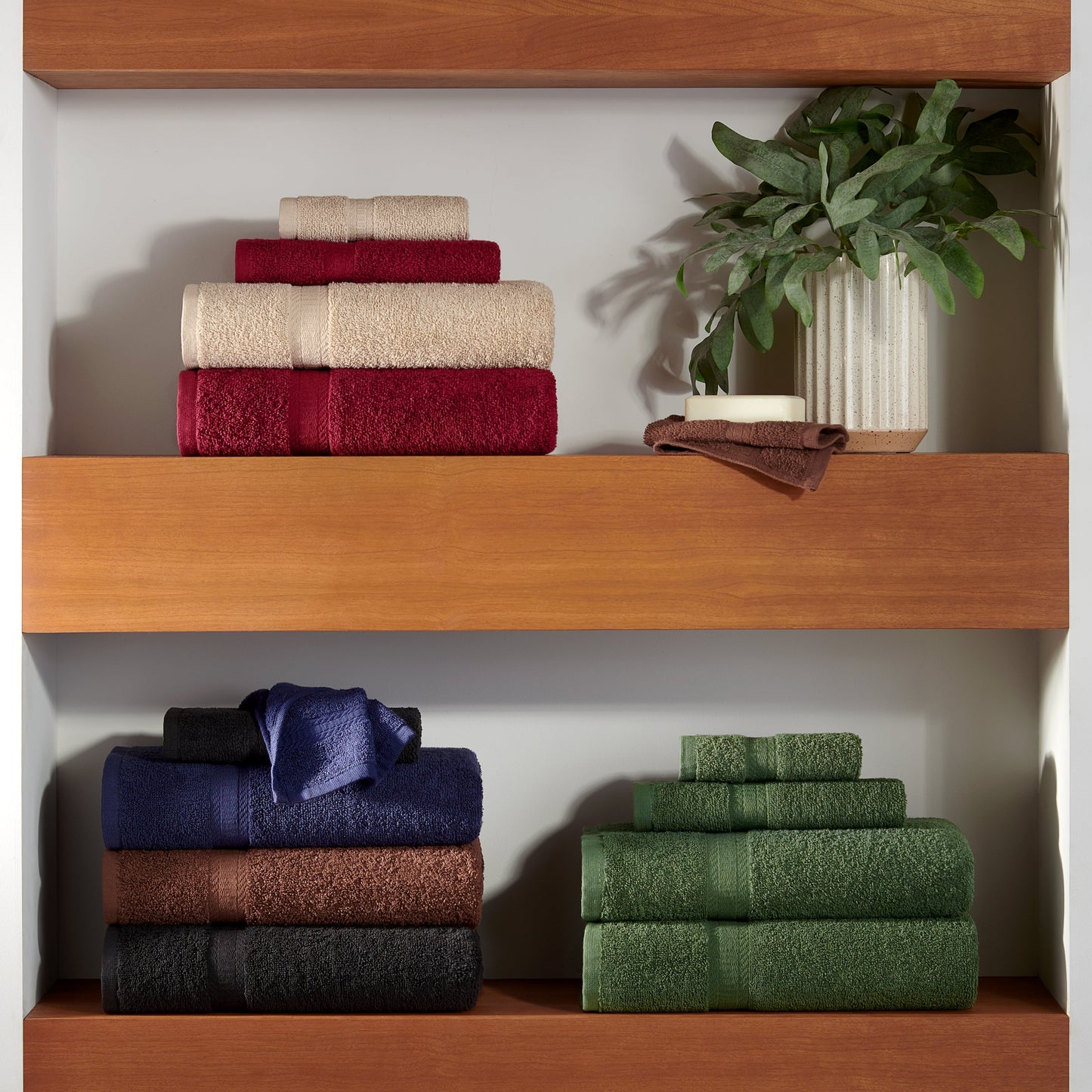 Hospeco® True Color Hand Towel 16x27 Hunter Green, 12/Pack (HOSP-HAND-HGREEN)