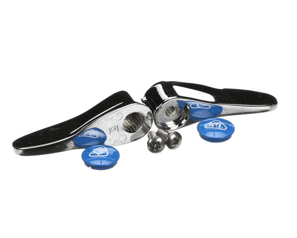 T&S Brass 001636-45Ns-M2 New-Style Lever Handles, Blue Indexes (T (TS001636-45NS-M2)