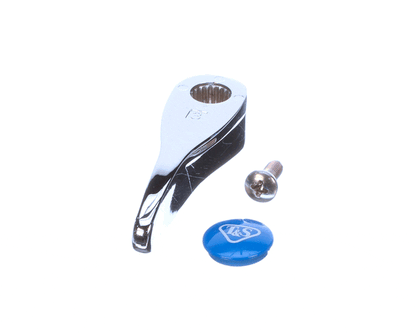 T&S Brass 001636-45Ns Lever Handle, Blue Index (T&S Logo), Scr (TS001636-45NS)
