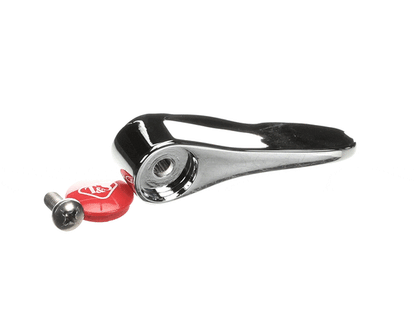 T&S Brass 001637-45Ns Lever Handle, Red Index (T&S Logo), Scre (TS001637-45NS)