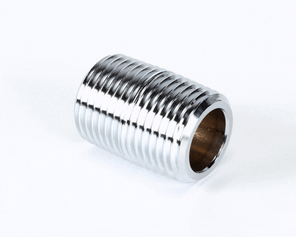 T&S Brass 002534-25 1/2 Npt Close Nipple (Chrome Plated) (TS002534-25)