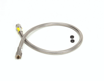 T&S Brass 013E-36H Flexible Stainless Steel Hose, 36 Length (TS013E-36H)