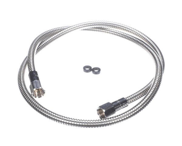 T&S Brass 013E-60H Flexible Stainless Steel Hose, 60 Length (TS013E-60H)