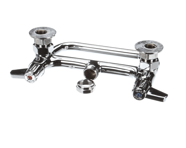 T&S Brass 5F-8Wlx08 Faucet, Wall Mount, 8 Centers, 8 Swing N (TS5F-8WLX08)