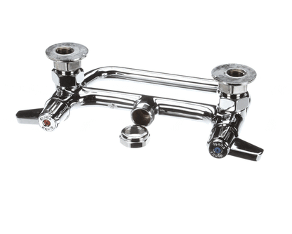 T&S Brass 5F-8Wlx08 Faucet, Wall Mount, 8 Centers, 8 Swing N (TS5F-8WLX08)