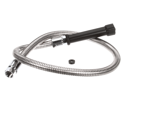 T&S Brass 5Hse44 Hose, 44 Flex Stainless Steel, Black Han (TS5HSE44)