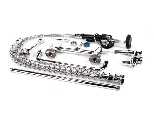 T&S Brass 5Pr-8D12 Pre-Rinse Unit, 8 Deck Mount, Add-On Fau (TS5PR-8D12)