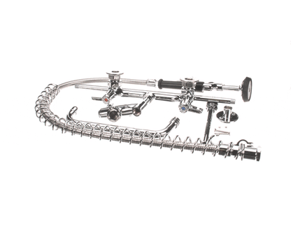 T&S Brass 5Pr-8W10 Pre-Rinse, Wall Mount Base, 8 Centers, 6 (TS5PR-8W10)