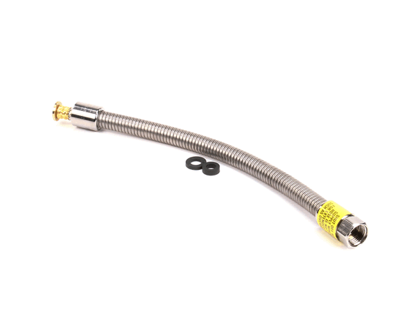 T&S Brass B-0020-H2A Hose, 20 Flexible Stainless Steel, Less (TSB-0020-H2A)