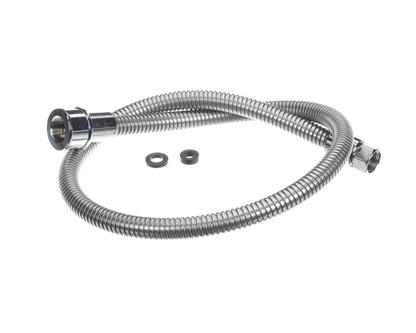 T&S Brass B-0044-H2A-Swv 44 Ss Flexible Hose W/ Prsv Swivel (Less (TSB-0044-H2A-SWV)
