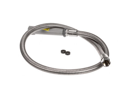 T&S Brass B-0048-H Hose, 48 Flexible Stainless Steel (Gray (TSB-0048-H)