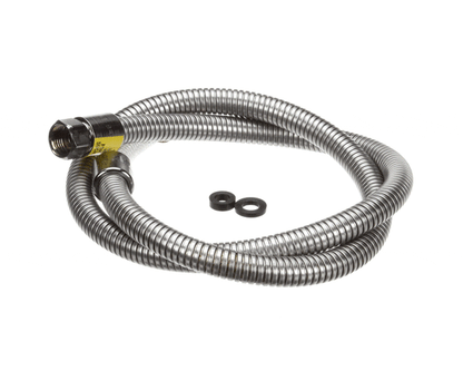 T&S Brass B-0054-H2A Hose, 54 Flexible Stainless Steel, Less (TSB-0054-H2A)
