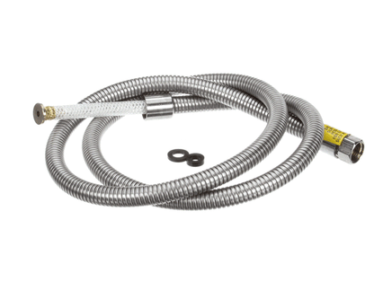 T&S Brass B-0068-H2A Hose, 68 Flexible Stainless Steel, Less (TSB-0068-H2A)