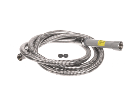 T&S Brass B-0096-H Hose, 96 Flexible Stainless Steel (Gray (TSB-0096-H)