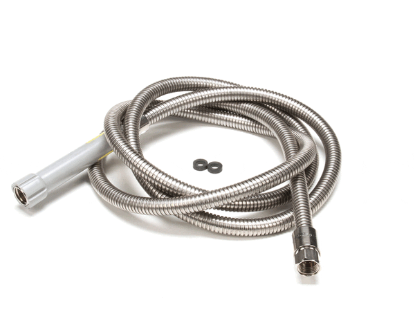 T&S Brass B-0108-Hose 108 Flexible Stainless Steel Hose W/ Gra (TSB-0108-HOSE)