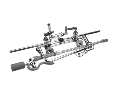 T&S Brass B-0131-Adf12-Bc 8 Wall Mount Pre-Rinse, B-0107-C Spray V (TSB-0131-ADF12-BC)