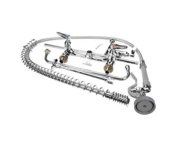 T&S Brass B-0133-01 Easyinstall Pre-Rinse, Spring Action, 8 (TSB-0133-01)