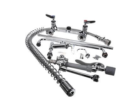 T&S Brass B-0133-14Crqjst Easyinstall Pre-Rinse, 8 Wall Mount Base (TSB-0133-14CRQJST)