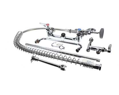 T&S Brass B-0133-Adf10-B Easyinstall Pre-Rinse, Spring Action, 8 (TSB-0133-ADF10-B)