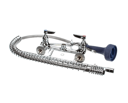 T&S Brass B-0133-B08 Easyinstall Pre-Rinse: 8 Wall Mount, 1/2 (TSB-0133-B08)