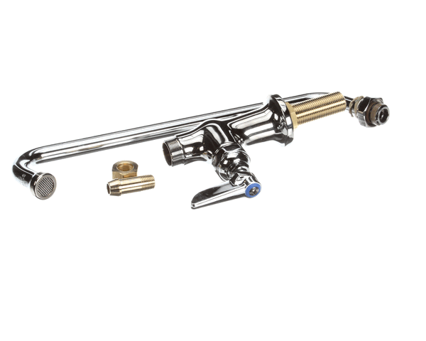 T&S Brass B-0206 Single Pantry Faucet, Single Hole Base, (TSB-0206)