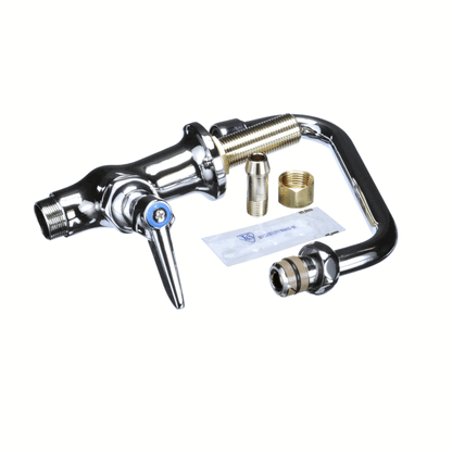 T&S Brass B-0207 Single Pantry Faucet, Single Hole Base, (TSB-0207)