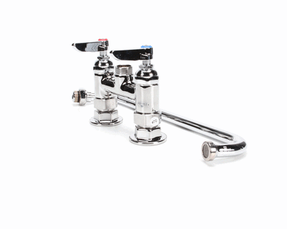 T&S Brass B-0225 Double Pantry Faucet, Deck Mount, 4 Cent (TSB-0225)
