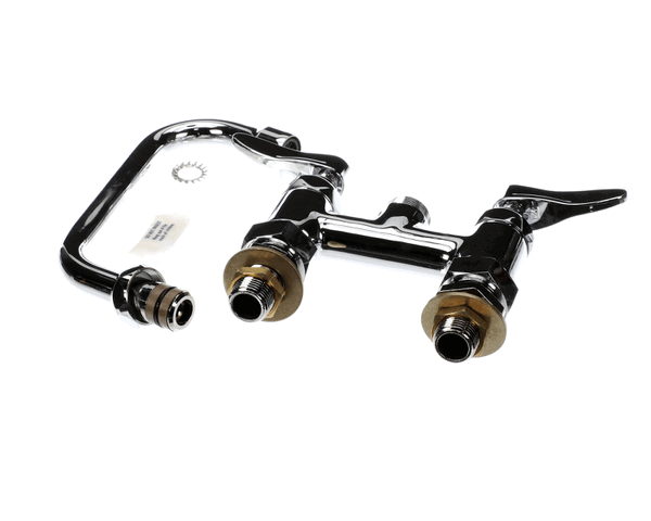 T&S Brass B-0228-Cc Double Pantry Faucet, Deck Mount, 4 Cent (TSB-0228-CC)