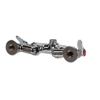 T&S Brass B-0235-Ln Double Pantry Swivel Base Faucet, Wall M (TSB-0235-LN)