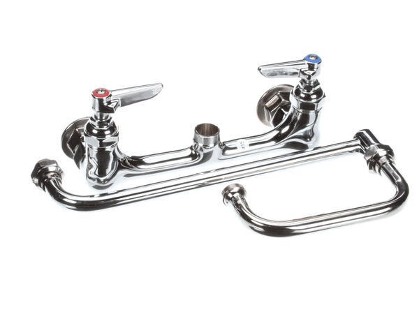 T&S Brass B-0265 Double Pantry Faucet,Wall Mount,8C/C,18 (TSB-0265)