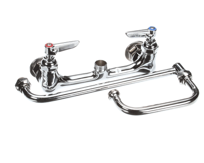 T&S Brass B-0265 Double Pantry Faucet,Wall Mount,8C/C,18 (TSB-0265)