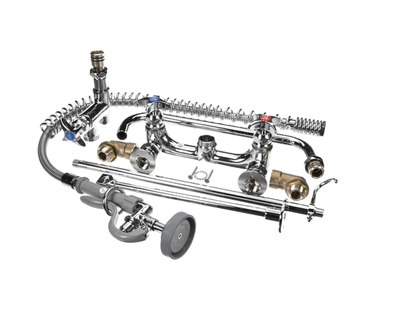 T&S Brass B-0279 Big-Flo Pre-Rinse Unit: 8 Wall Mount, Ad (TSB-0279)