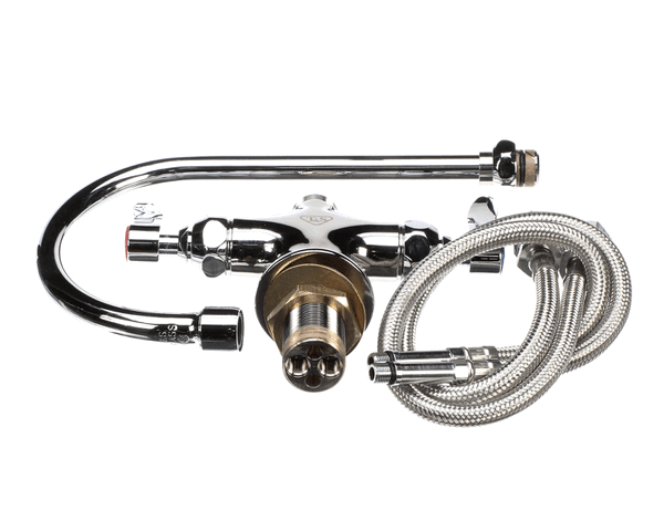 T&S Brass B-0300 Double Pantry Faucet, Single Hole Base, (TSB-0300)