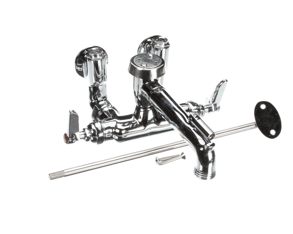 T&S Brass B-0667-Pol Service Sink Faucet, Wall Mount, Adjusta (TSB-0667-POL)