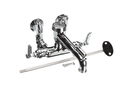 T&S Brass B-0667-Pol Service Sink Faucet, Wall Mount, Adjusta (TSB-0667-POL)